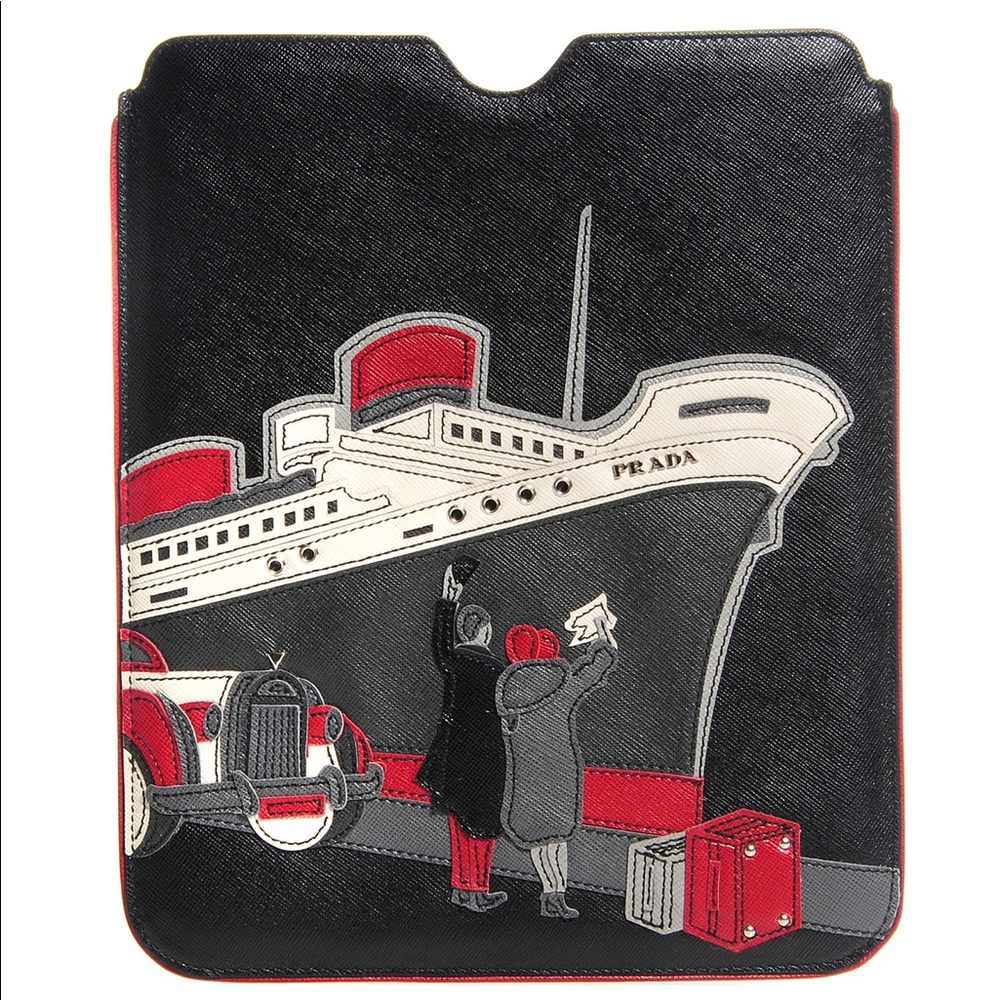 Prada Saffiano Cruise Ship iPad Case🚢❤️